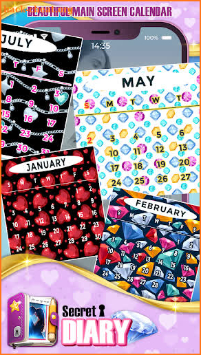 Secret Diary With Lock For Girls With Fingerprint screenshot