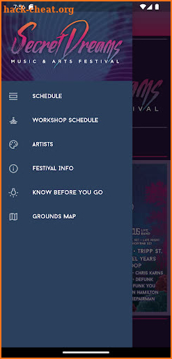 Secret Dreams Music Festival screenshot