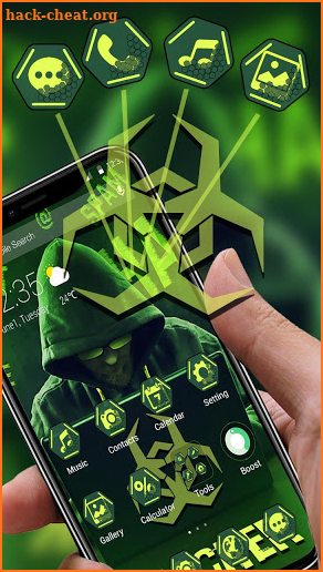 Secret Hacker APUS Launcher Theme screenshot