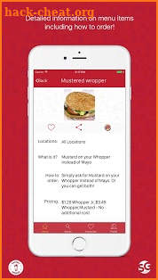Secret Menus - Fast food menus screenshot