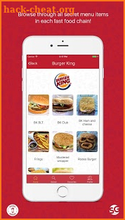 Secret Menus - Fast food menus screenshot