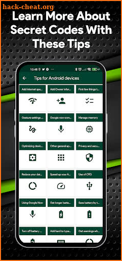 Secret Mobile Codes and Tricks screenshot