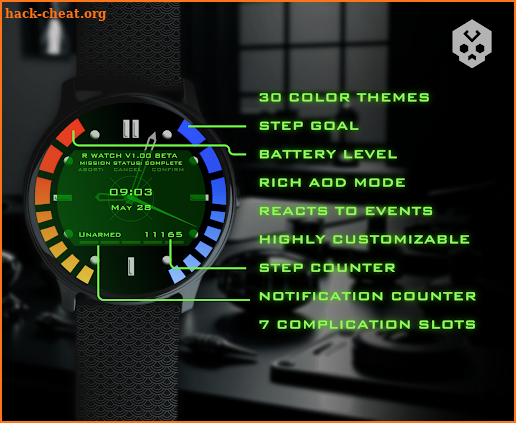 Secret Service Watch Face screenshot