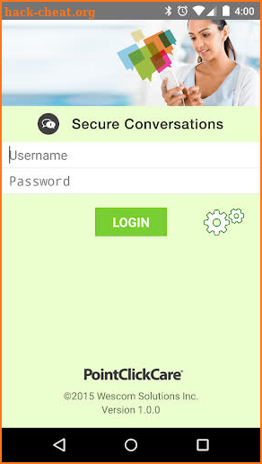 Secure Conversations screenshot