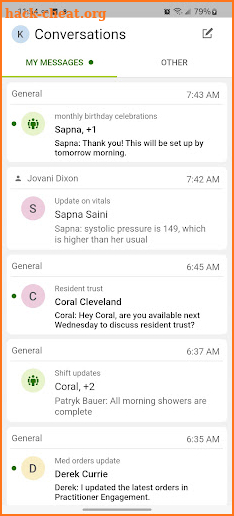 Secure Conversations Beta screenshot