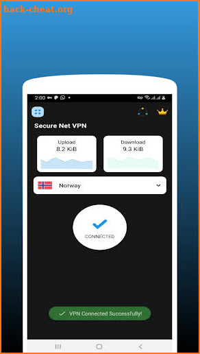Secure NET VPN screenshot