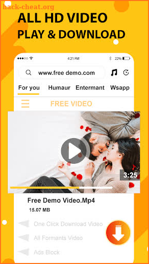 Secure Video Downloader - Video Player All Format screenshot
