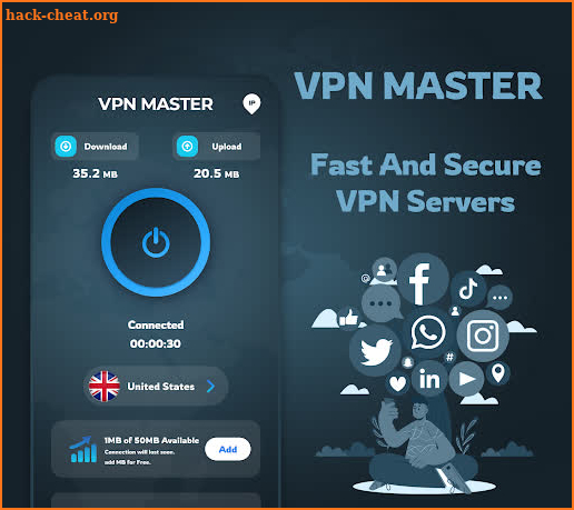 Secure VPN Master - Free VPN Proxy Server screenshot