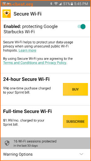 Secure WiFi screenshot