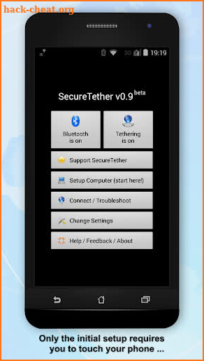 SecureTether - Free no root Bluetooth tethering screenshot
