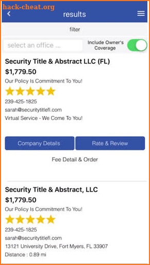 Security Title and Abstract screenshot
