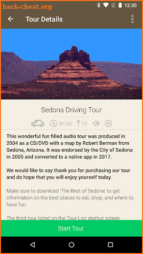 Sedona Drive Tour screenshot