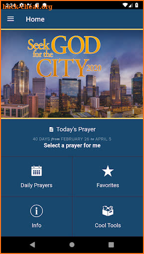 Seek God for the City 2020 screenshot