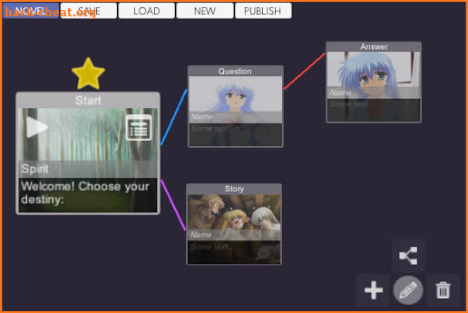 SEEVN Pro – Visual Novel Maker & Player screenshot