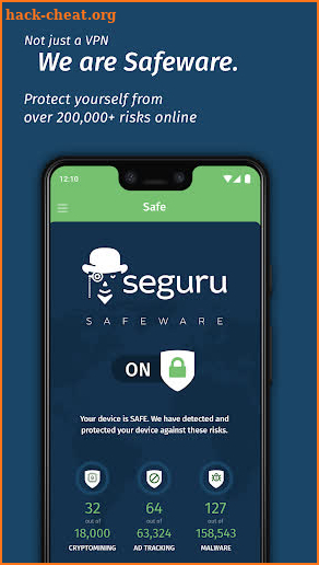 Seguru Safeware VPN+ screenshot