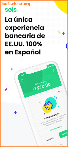 Seis: banca móvil en español screenshot