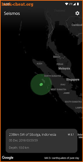 Seismos: Earthquake Alerts, Map and More! screenshot