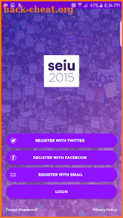 SEIU Local 2015 screenshot