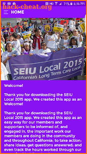 SEIU Local 2015 screenshot