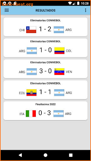 Selección Argentina de fútbol screenshot