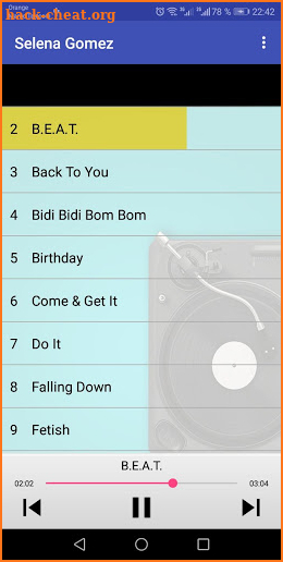 Selena Gomez songs MP3 screenshot