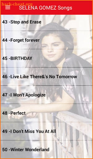 Selena Gomez Songs Offline ( 50 Songs ) screenshot