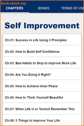 Self Improvement - Building Self Confidence screenshot