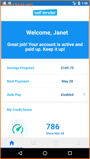 Self Lender - Build Credit While You Save screenshot