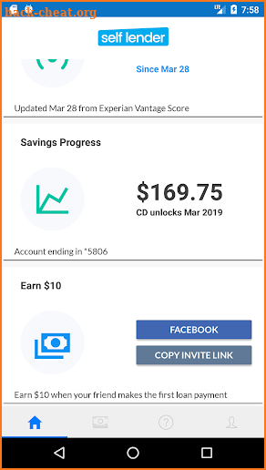 Self Lender - Build Credit While You Save screenshot
