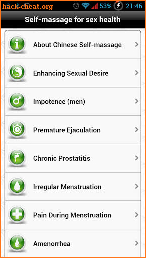 Self Massage for Sex Health screenshot