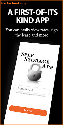 Self Storage App screenshot