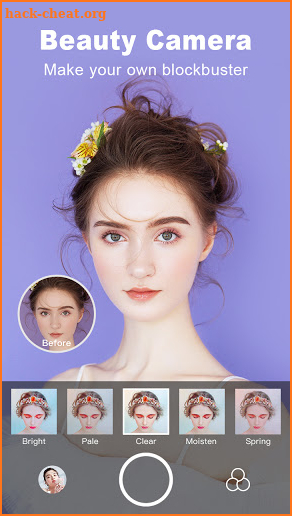 Selfie & Beauty Camera with Poster - NB Camera screenshot