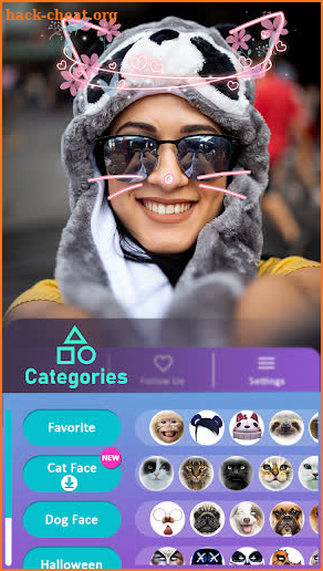 Selfie Camera Filters And Effects - Masked screenshot