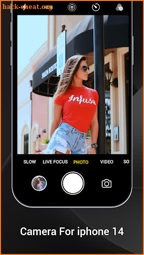 Selfie Camera For iphone 14 screenshot