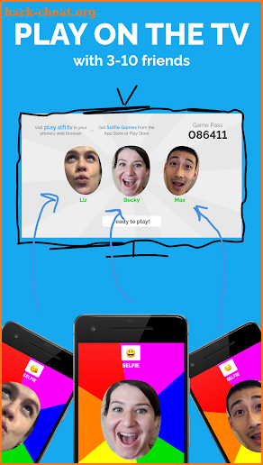 Selfie Games: Group TV Party Game (draw and guess) screenshot