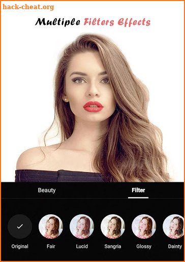 Selfie Makeup Camera Beauty Filter Photo Editor screenshot