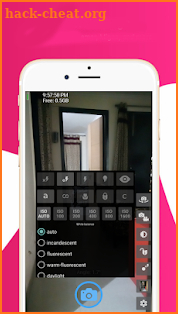 Selfie Stick App. Snap Selfie Camera. Grid Camera. screenshot