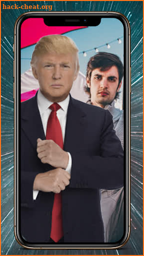 Selfie With Donald Trump - USA President Wallpaper screenshot