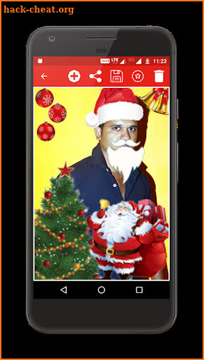 Selfie With Santa Claus screenshot