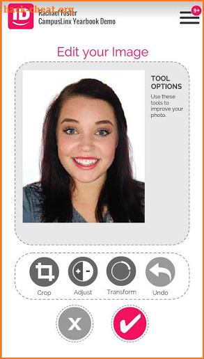 SelfieID ID & Yearbook Photo Tools screenshot