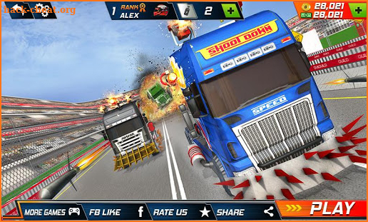 Semi Truck Crash Race 2021: New Demolition Derby screenshot