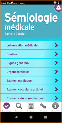 Sémiologie médicale screenshot