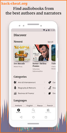 Semu Audiobooks screenshot