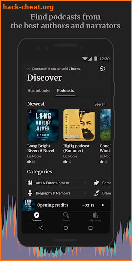 Semu Audiobooks screenshot