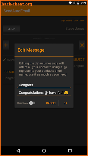 Send Automatic Emails screenshot