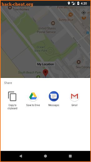 Send Location - Send GPS Coordinate Location screenshot