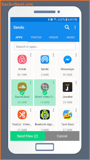 Sendo - File Share & Transfer screenshot