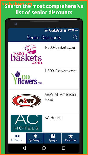 Senior Discounts + Coupons screenshot