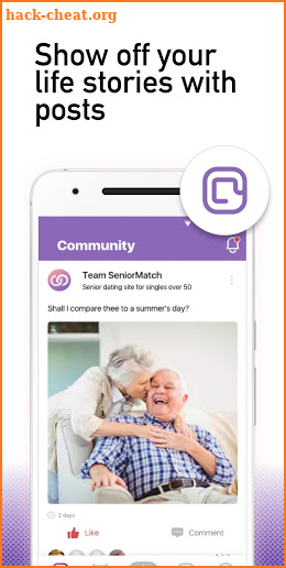 Senior Match Me: Chat, Date, Meet Singles Over 50s screenshot