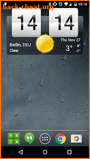 Sense Flip Clock & Weather screenshot
